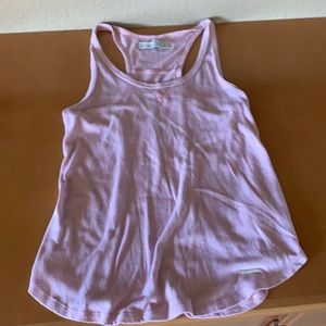 pink tank top
